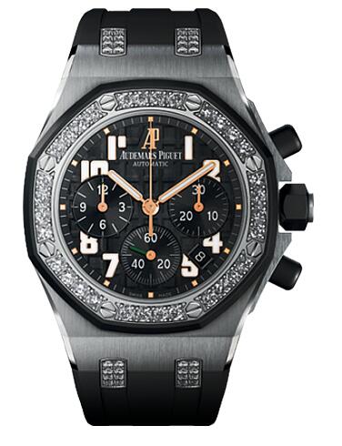 Audemars Piguet 26211SK.ZZ.D002CA.01 Replica Royal Oak Offshore Ladycat Chronograph watch